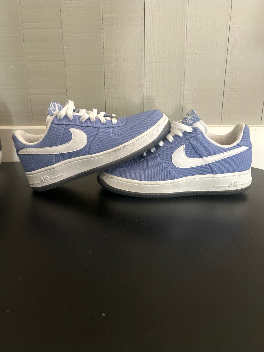 Nike Air Force 1 2008 Canvas Purple White 318636-511 Womens Size 6.5